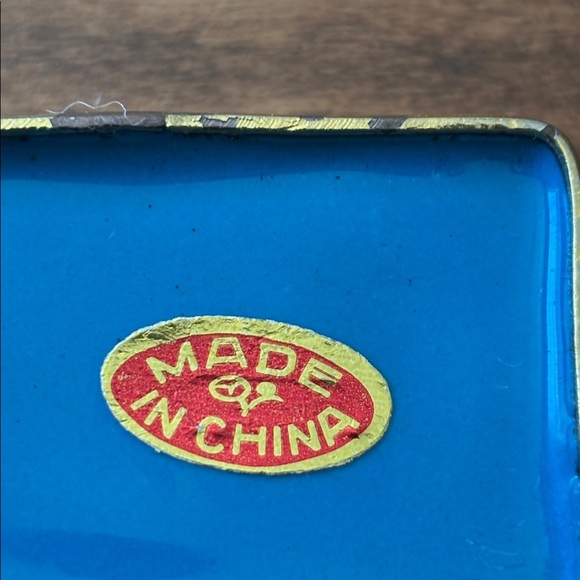 Dragonfly Decorative Box in Blue and Gold - Picture 4 of 5